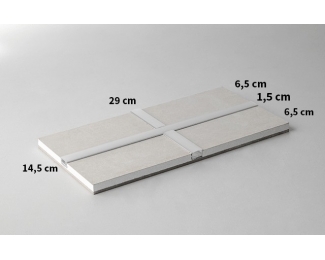 Perfil de cartón-yeso LED cruce 14,5x29cm