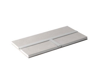 Perfil de cartón-yeso LED en T 14,5x29cm