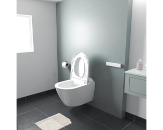 Inodoro-bidé suspendido con función de lavado y secado SFA Saniwash