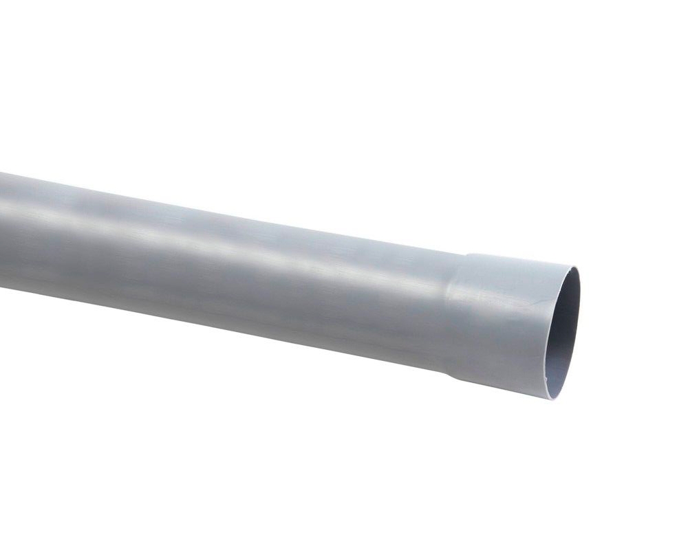 Tubo de evacuación PVC Ø50mm x 3m RAL7037