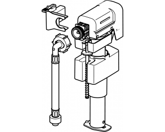 Kit de válvula de llenado cisterna empotrada 3F Viega 8580.4