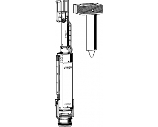 Juego de válvulas de descarga Viega 8580.2