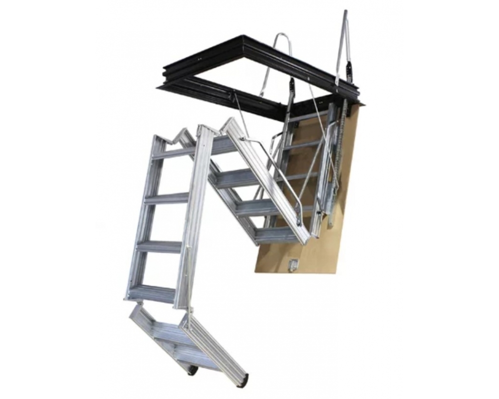 Escalera escamoteable plegable en 4 tramos PK-4 metálica