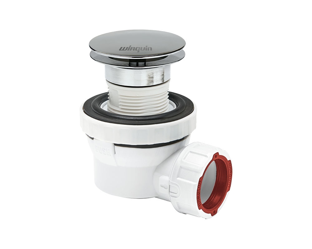 Kit válvula con sifón Wirquin Nano 6.7 Quick-Clac Ø32 Ø40