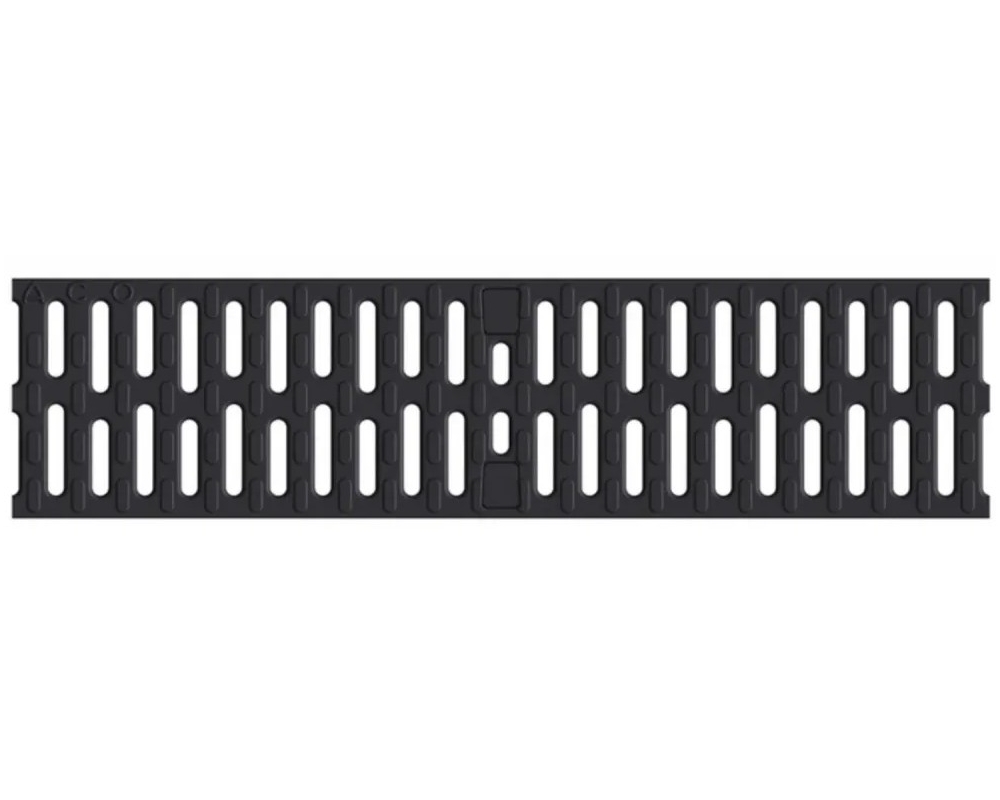 Reja pasarela fundición L500 C250 ACO Multidrain/Multiline/Xtradrain 150 con fijación Drainlock
