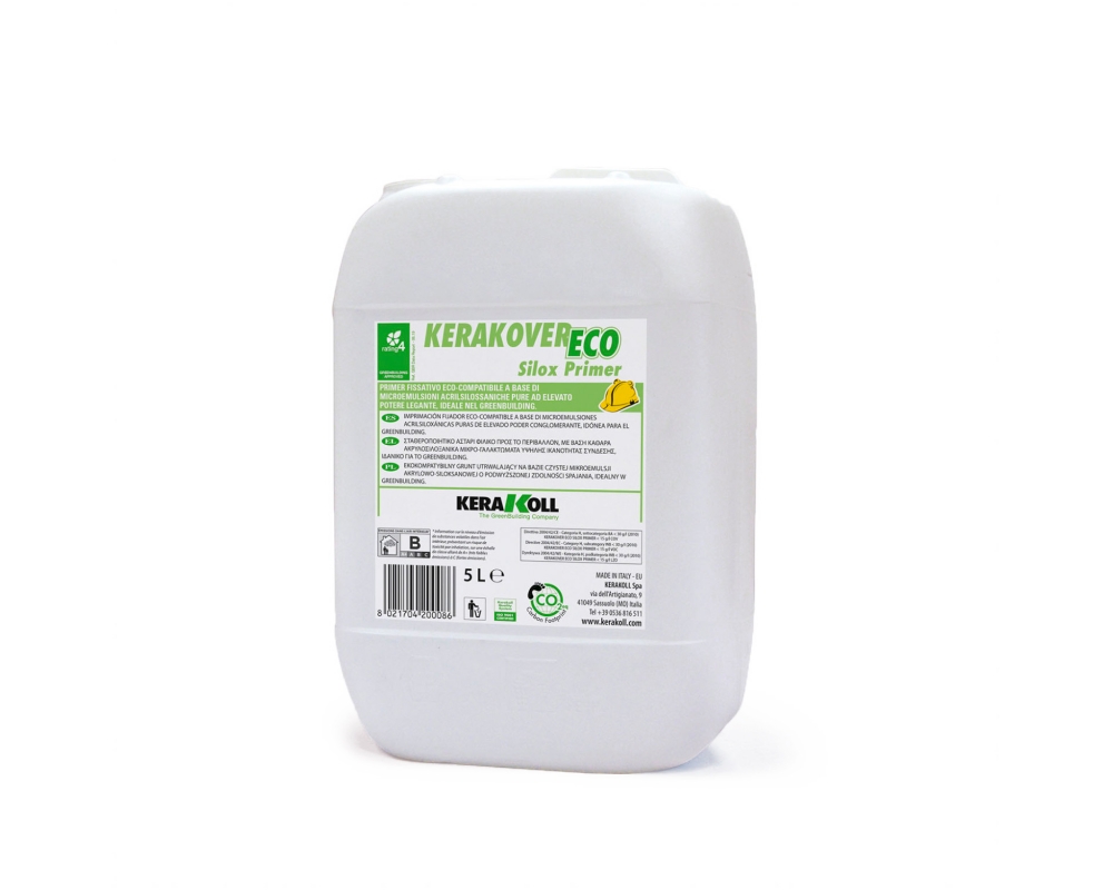 Imprimación fijadora Kerakoll Kerakover Silox Primer bidón 10L