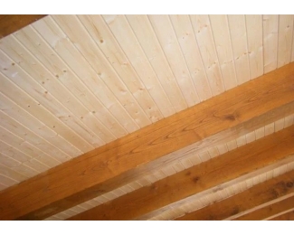 Panel sándwich friso de abeto natural 2.500x600mm Ondutherm H16+A100+FAN10