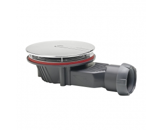 Válvula de ducha extraplana Wirquin Slim+ con champiñón ABS cromado