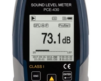 Sonometro PCE-430 clase 1 medidor de ruido profesional