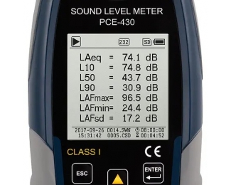 Sonometro PCE-430 clase 1 medidor de ruido profesional