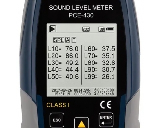 Sonometro PCE-430 clase 1 medidor de ruido profesional
