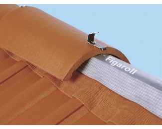 Banda bajo cumbrera Figaroll Plus rojo 340mm rollo 5m