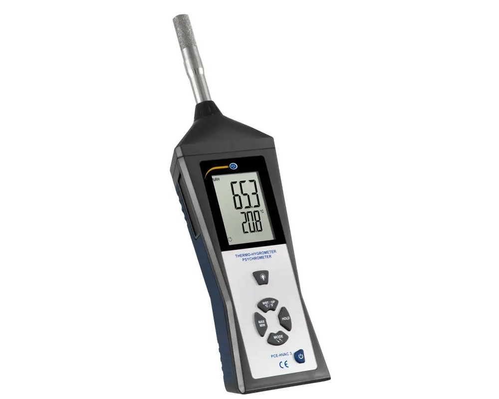 Termohigrómetro PCE-HVAC 3S medidor del punto de rocío