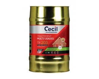 Tratamiento multiusos insecticida y fungicida para madera TX203 bidón 25L