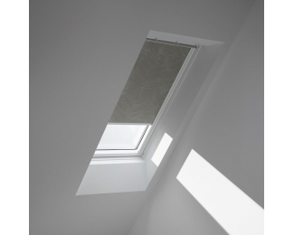 Cortina de oscurecimiento Velux DKL C04 4575 SWL verde perfil blanco