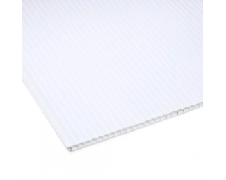 Policarbonato celular plano placa 3000x1050x10mm opal