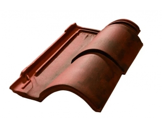 Teja mixta Monier Occitane rojo envejecido