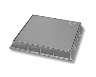 Marco y tapa reversible aluminio 60x60cm Maco 751055