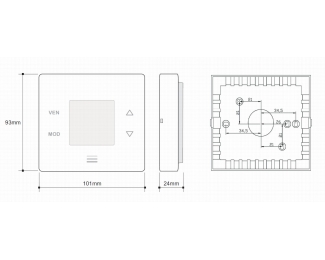 Modulo de conectividad Modbus y Wifi Zehnder FCLOUD para ComfoAir Fit