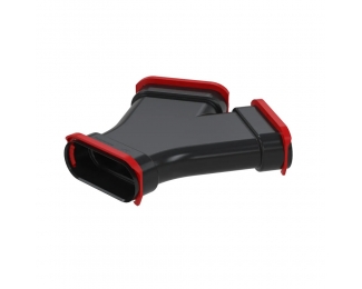 Derivación en Y para ComfoTube Flat 51 Zehnder 990322203