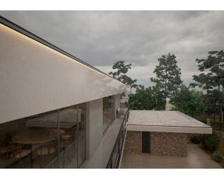 Perfil vierteaguas de aluminio lacado Novovierteaguas Eclipse XS 35x2500mm