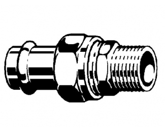 Racor de empalme Sanpress Inox Viega 2365