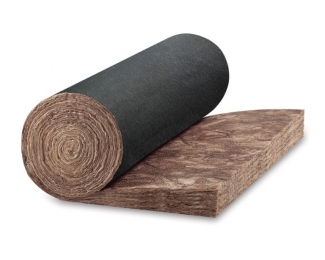 Lana mineral Volcalis Alpha Rollo Velo Negro 60x600x8000mm (paquete 9,60m²)