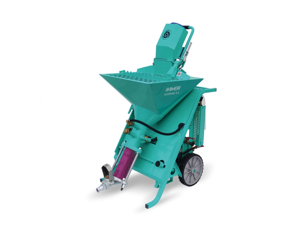 Enfoscadora proyectadora con compresor 250L/min Koine 3.1 monofásica