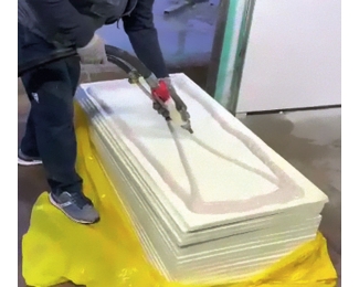 Enfoscadora proyectadora con compresor 250L/min Koine 3.1 monofásica