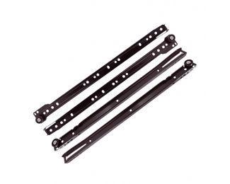 Guías Correderas para Cajón en Color Marrón (Juego de 4 Piezas)