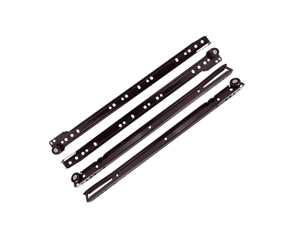 Guías Correderas para Cajón en Color Marrón (Juego de 4 Piezas)