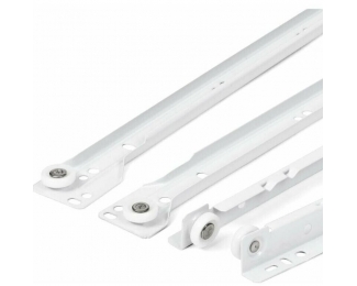 Guías Correderas para Cajón en Color Blanco (Juego de 4 Piezas)