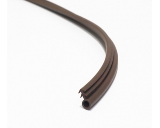 Burlete junta aislante de P.V.C. marrón Virutex 1204041