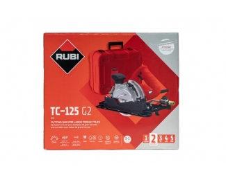 Cortadora circular Rubi TC-125 G2 para lámina porcelánica