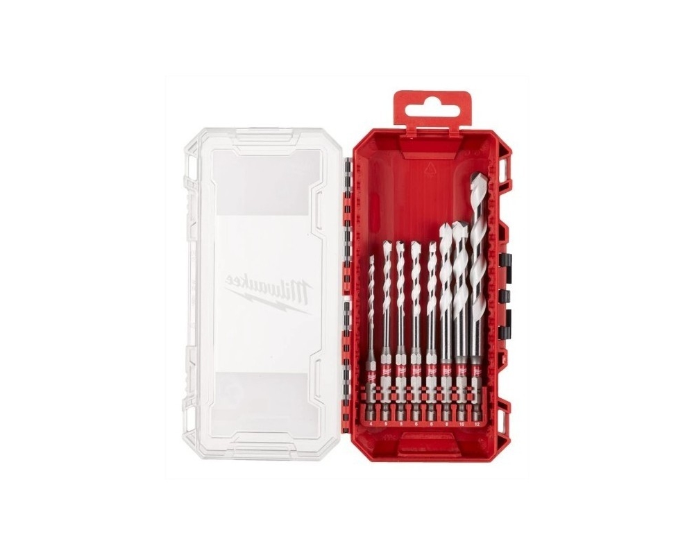 Estuche de 8 brocas multimaterial Milwaukee 4932493871