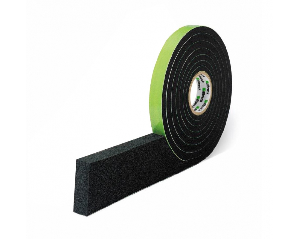 Espuma impregnada Ilbruck TP600 negro 15/3mm x 10m