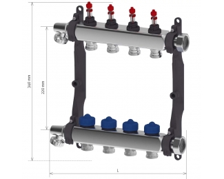 Colector compacto de acero inoxidable Roth HK