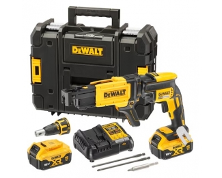 Atornillador Pladur DeWalt XR 18V DCF620P2K con Cargador de Tornillos y 2 Baterías 5Ah