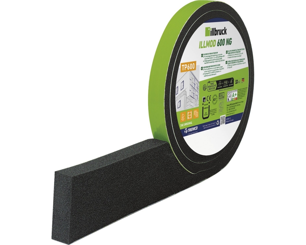 Cinta de sellado autoexpansiva illbruck TP600 Illmod 600 NG 20/5-7(12) (rollo 4,3m)
