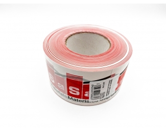 Cinta de balizamiento Sasmak roja y blanca (rollo 250m)