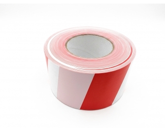 Cinta de balizamiento Sasmak roja y blanca (rollo 250m)