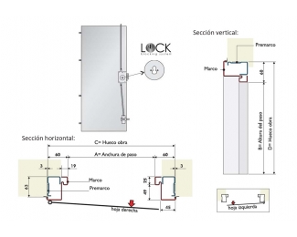 Puerta Acorazada Dierre Compact Sparta 5 Clase 3 - Alta Seguridad