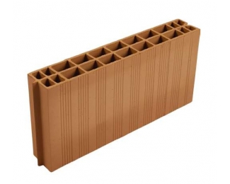 Pieza de arcilla ECOrec City Perforado 9 HD 520x90x249mm