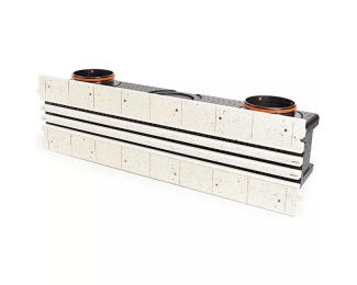 Difusor lineal plano empotrar aire acondicionado 3 ranuras 160mm Ergovent Lineo Pro Condi