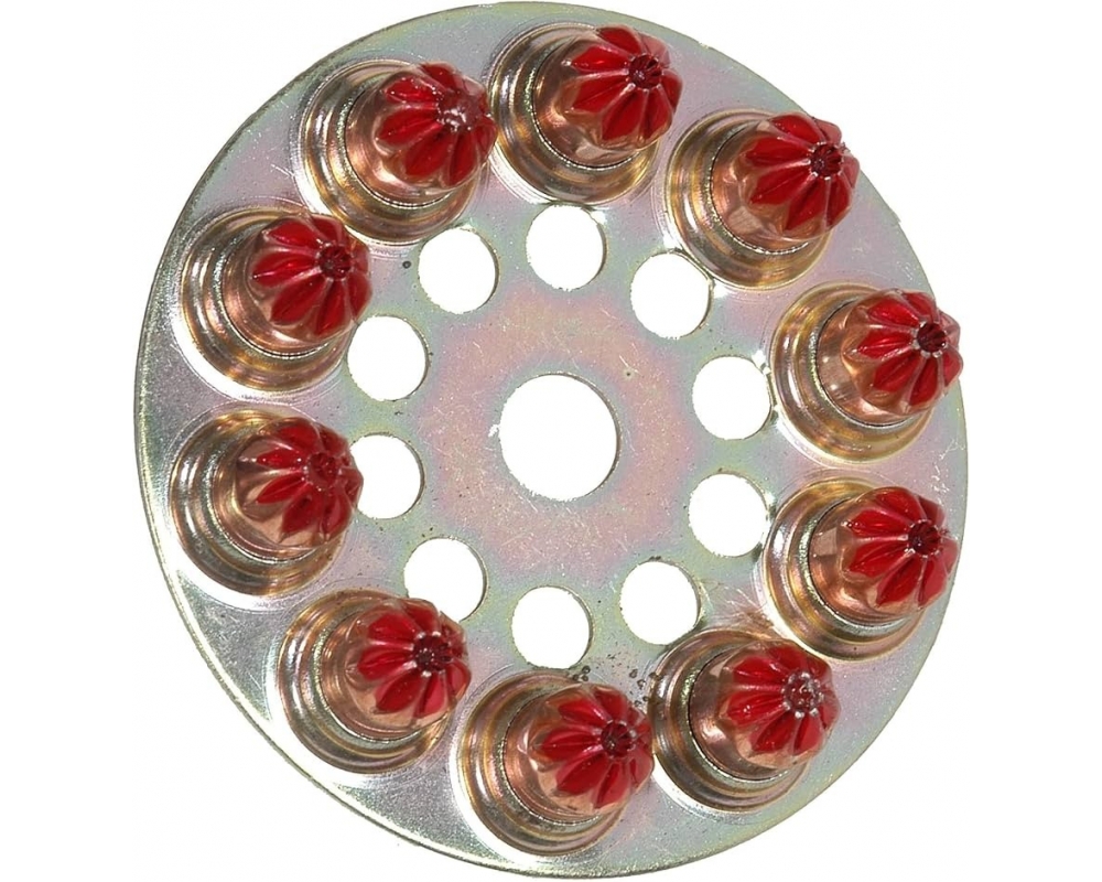 Cartuchos de Impulso Spit Calibre 6.3/10 Rojo Carga Media-Alta 10 Uds