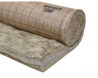 Manta de lana mineral con papel 11000X1200X80mm Ursa Terra MRK 40 (rollo 13,2m²)