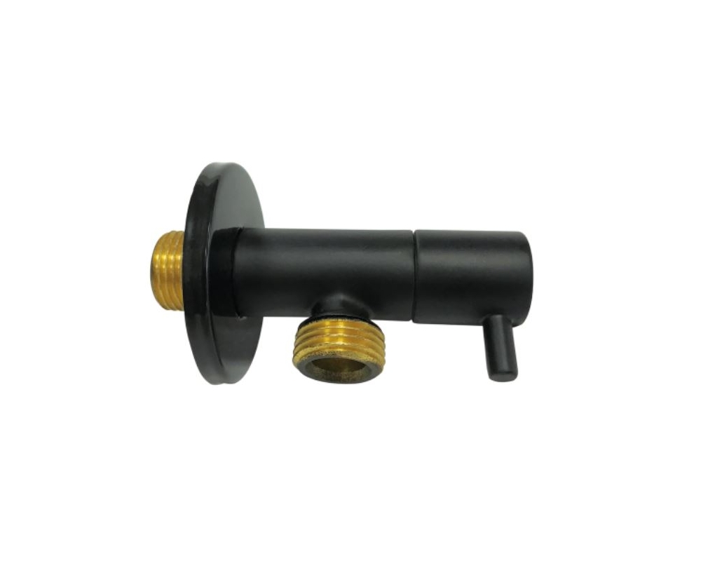 Válvula escuadra negra Clever America Design 40172