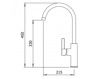 Grifo fregadero negro mate Clever Alpina Round 61190