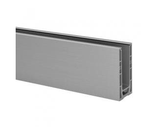 Perfil suelo Easy Glass Smart monaje superior aluminio 2,5m Q-railing 8210