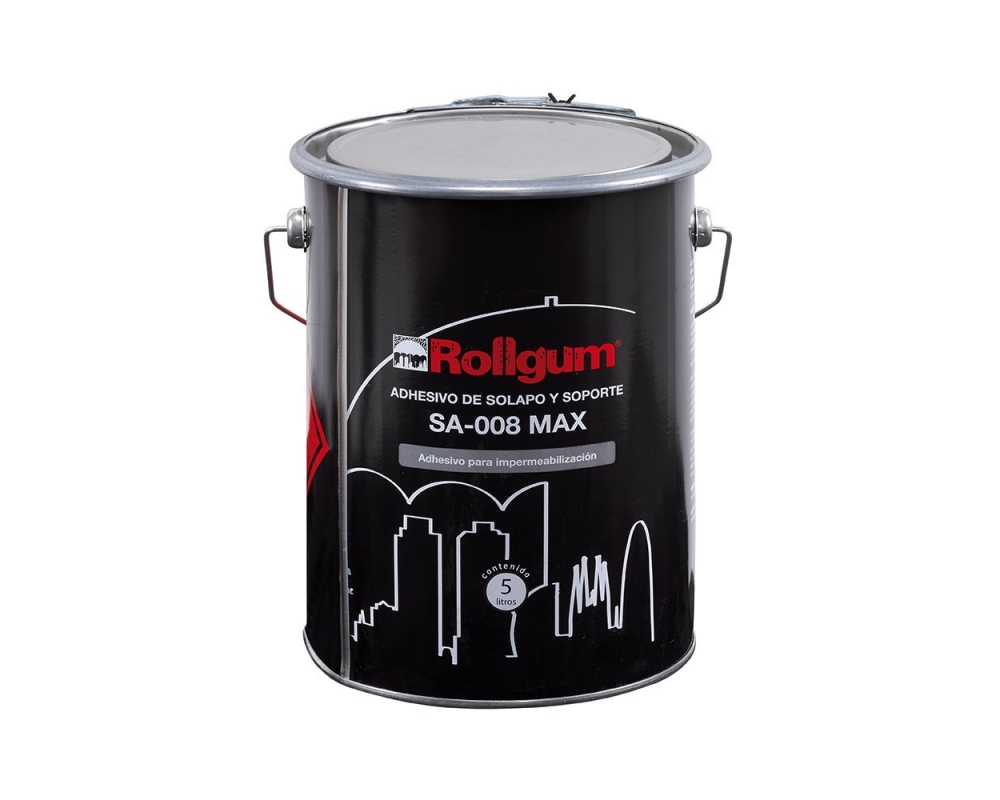 Adhesivo de solapo y soporte Rollgum SA-008 MAX